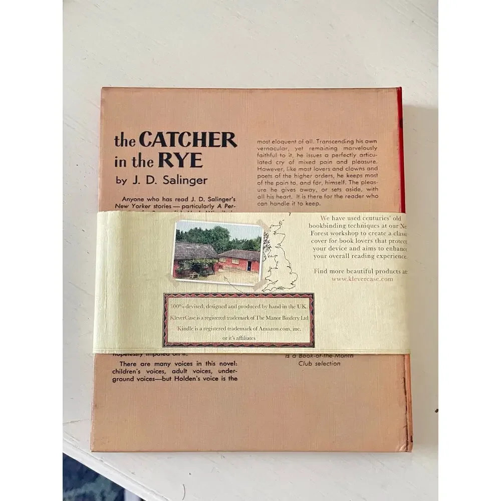 The Catcher in the Rye NWT Klevercase England Kindle Oasis Cover Case- NEW